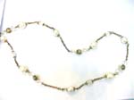 Wholesale fashion tibetan China factory supply bronze color culture pearl beaded necklace